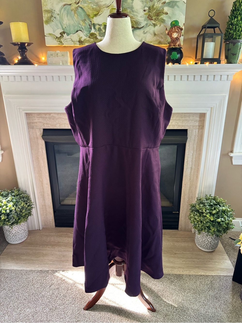 *NEW* Lauren Ralph Lauren Sleeveless Purple Dress - Size 24W
